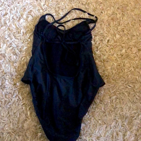 Black one piece bathing suit - Picture 2 of 2